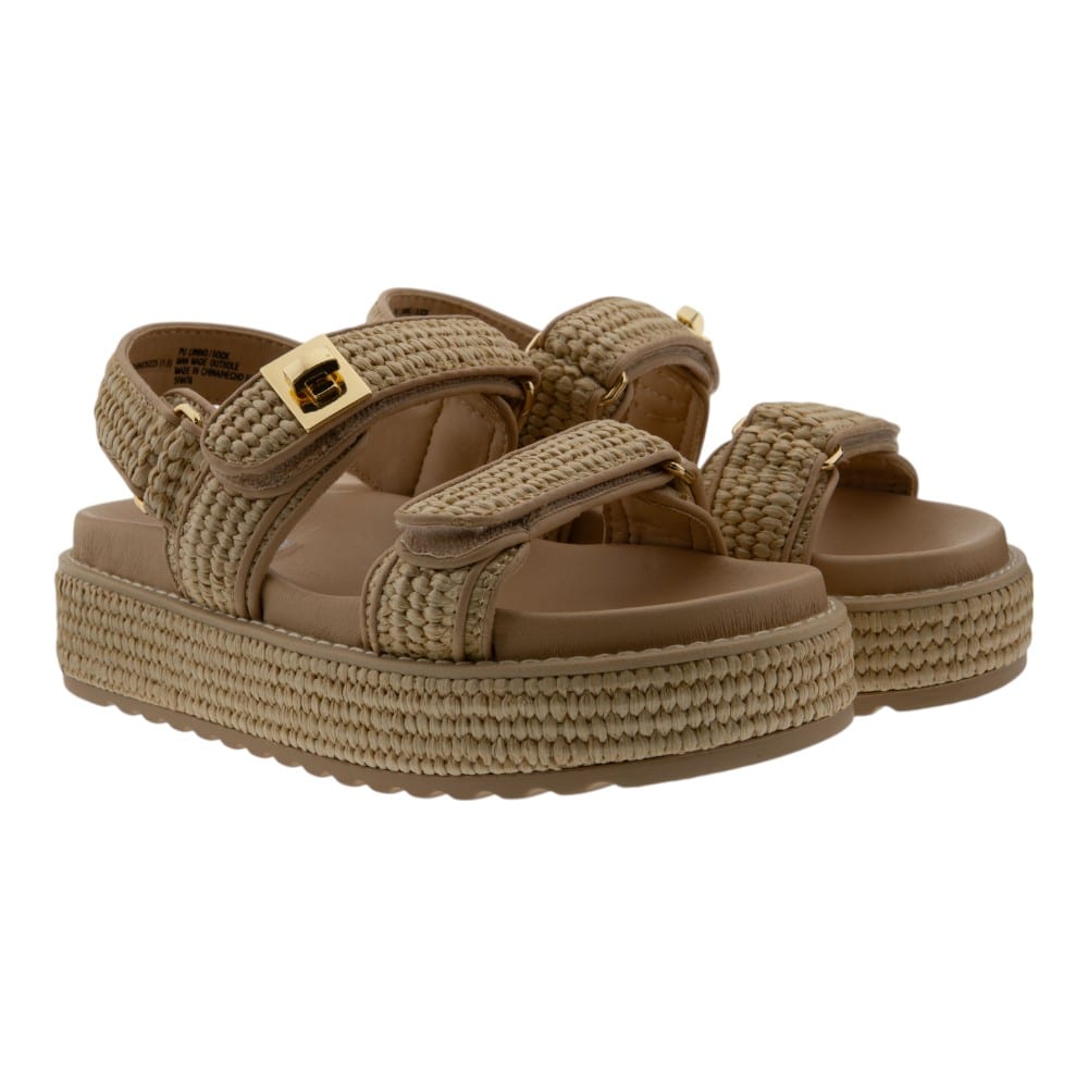 Sandalias Plataforma Rafia Mujer Steve Madden BIGMONA