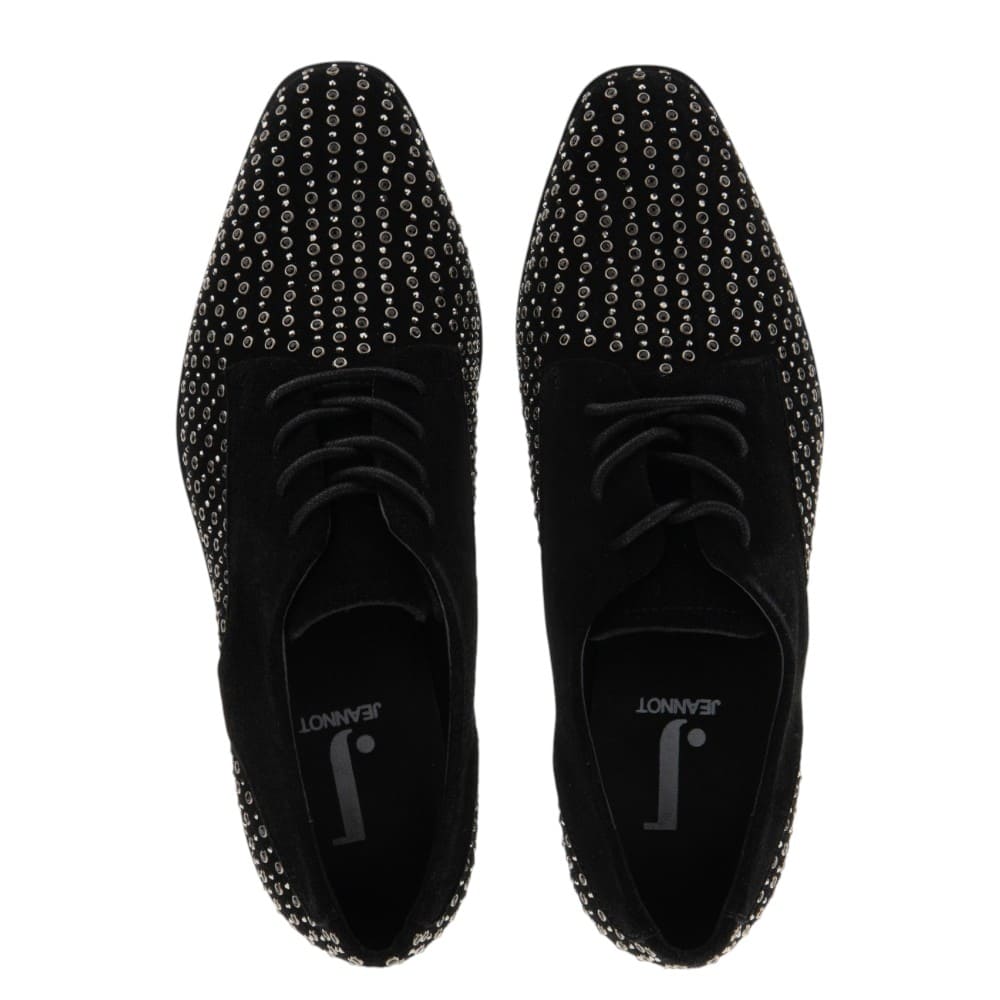 Zapato Blucher Negros Tachas Mujer Jeannot foto 2