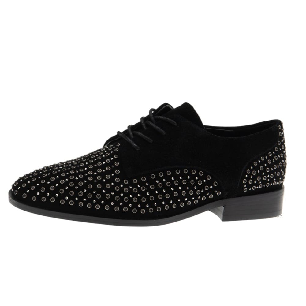 Zapato Blucher Negros Tachas Mujer Jeannot foto 3