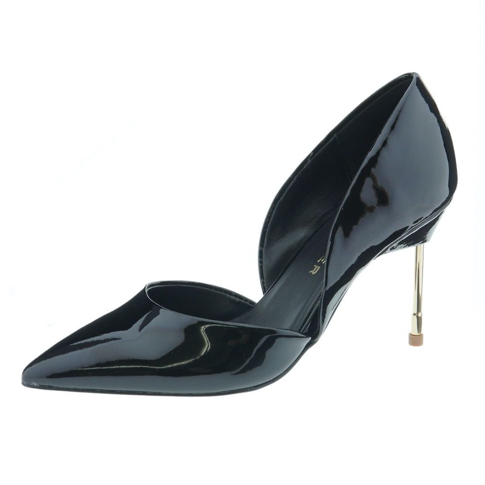 Salón stiletto metalizado Kurt Geiger Bond foto 3