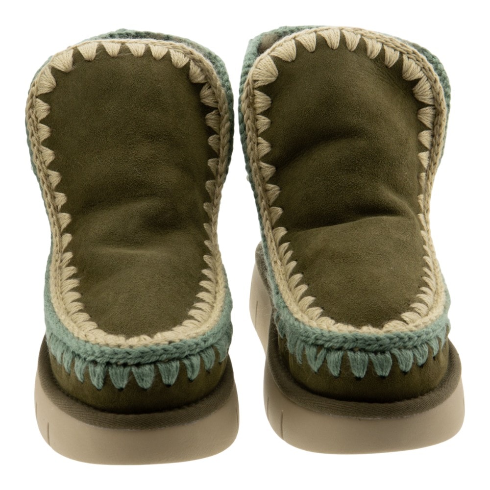 Botas australianas borreguillo mujer Mou verde caqui foto 2