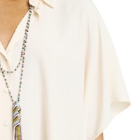 Camisa de Seda Beig Momoni para Mujer | Elegante y Versátil foto 6