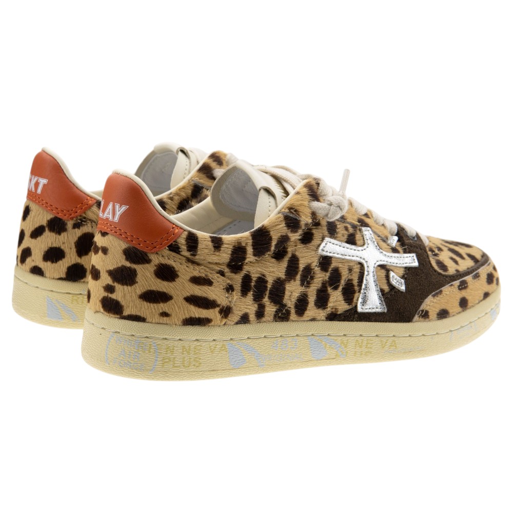 Zapatillas Mujer Piel Pony Leopardo Premiata foto 4