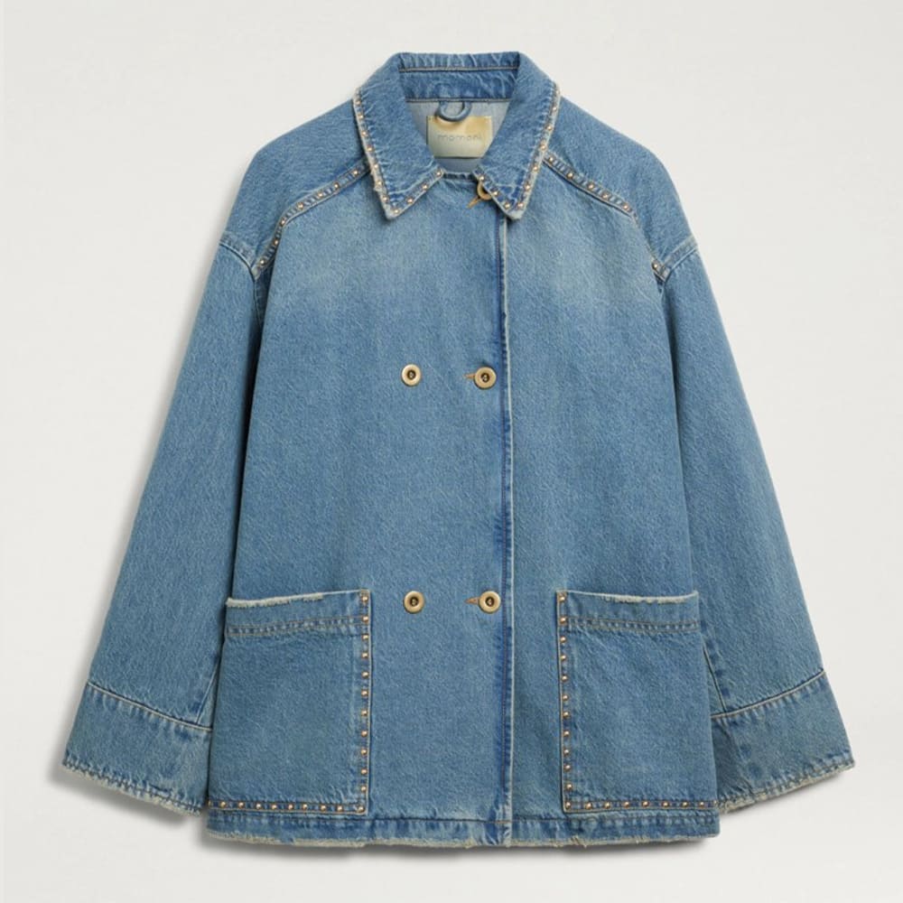 Chaqueta vaquera oversize tachuelas Momoni Cactus Coat