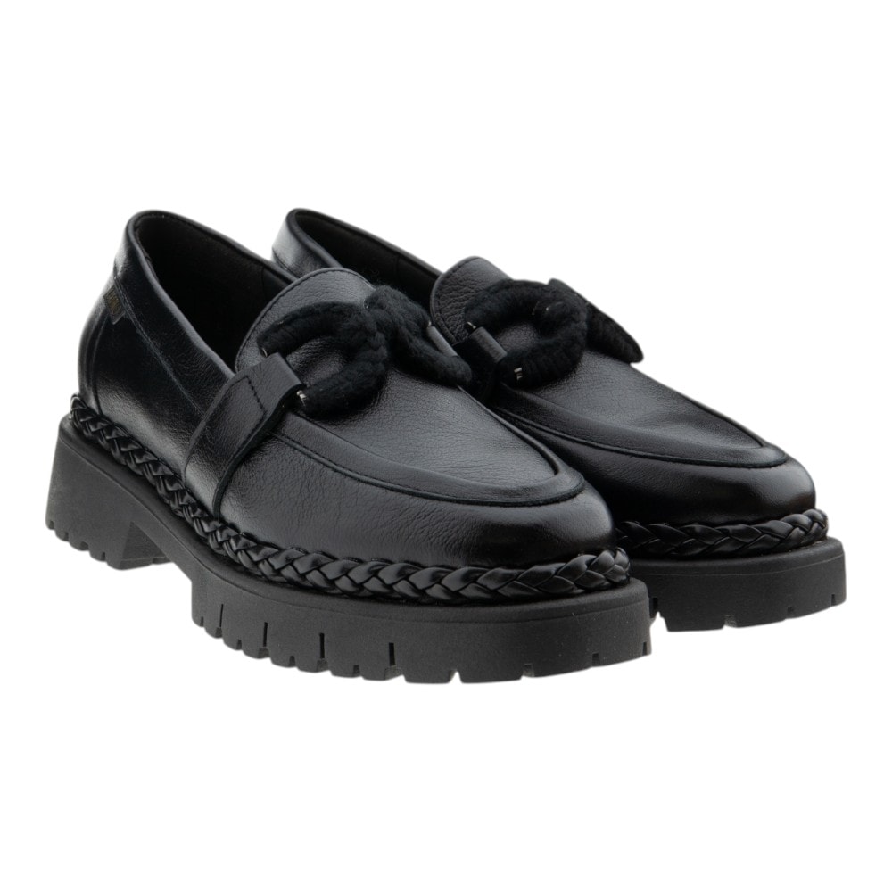 Mocasines track mujer negros Gaimo Candela