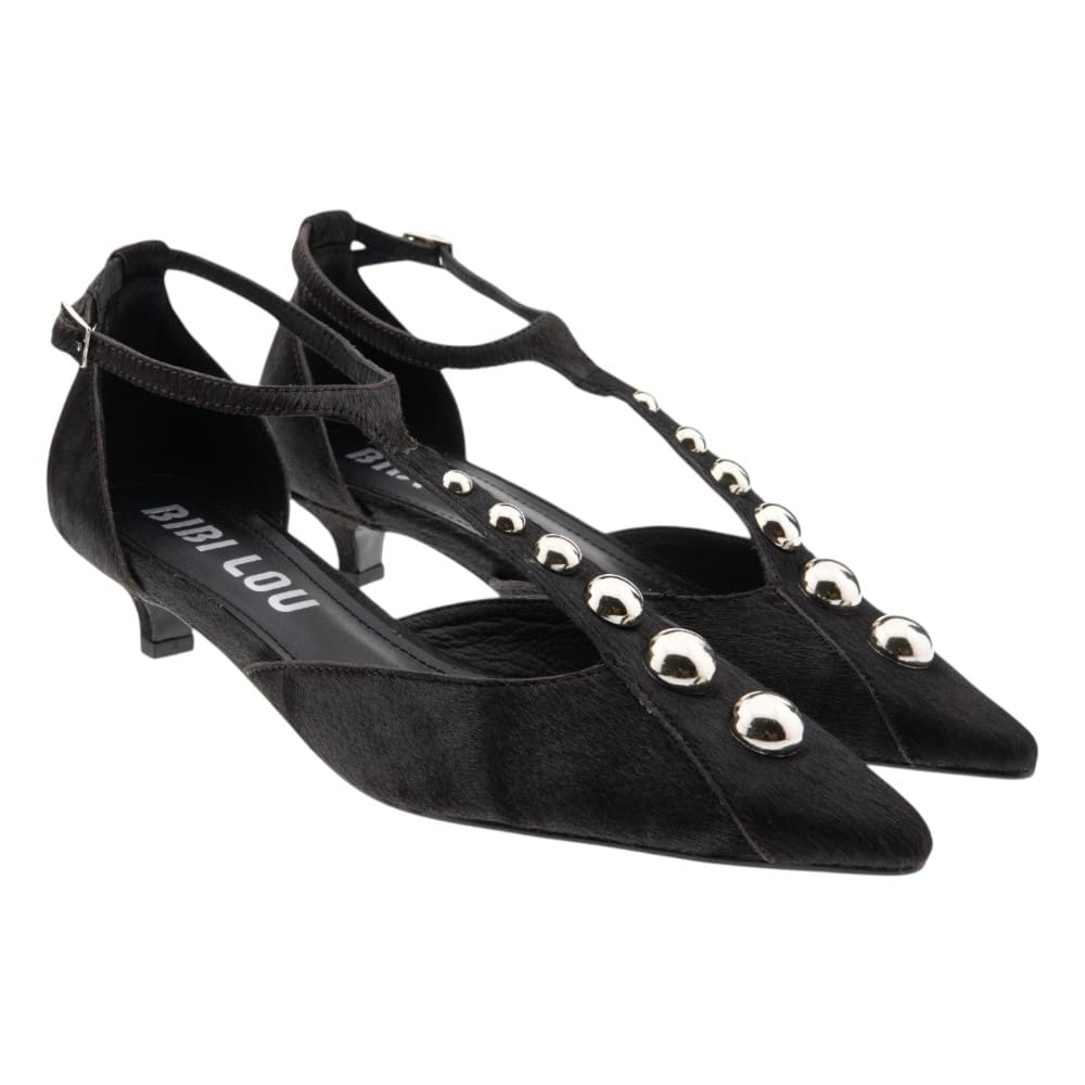 Zapatos tacón bajo pony tachas Bibilou Carinna Pumps 35