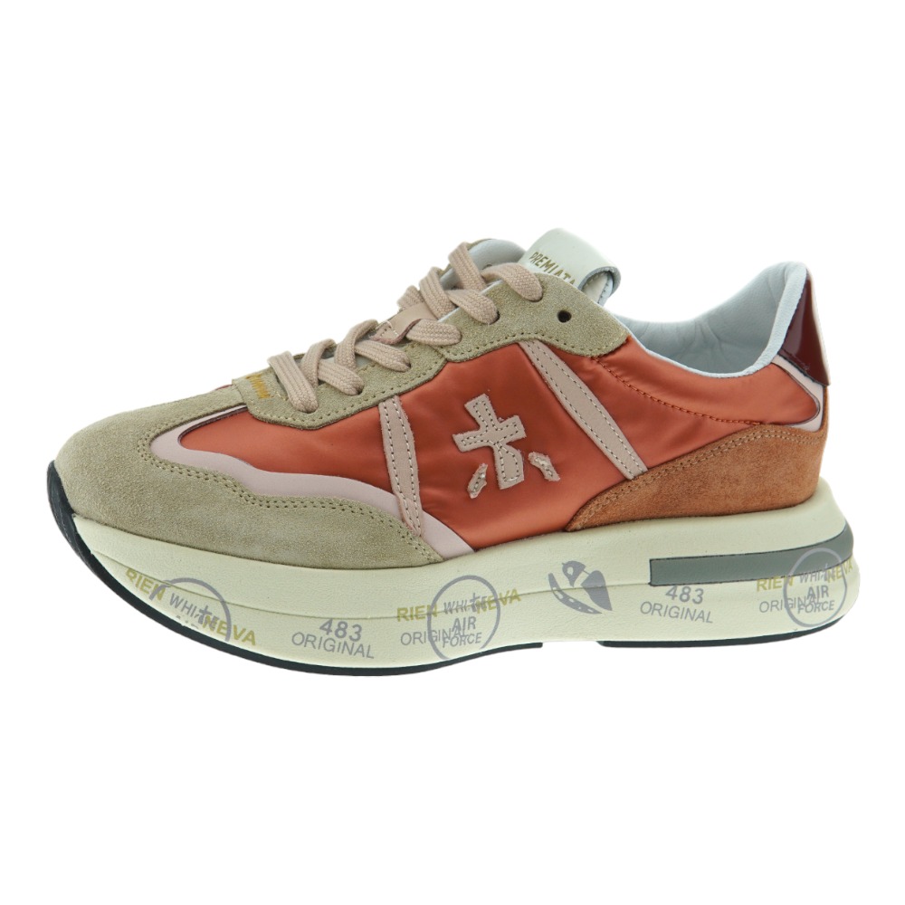 Deportiva mujer casual cordones doble suela Premiata Cassie foto 3