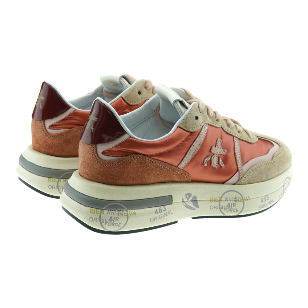 Deportiva mujer casual cordones doble suela Premiata Cassie foto 4