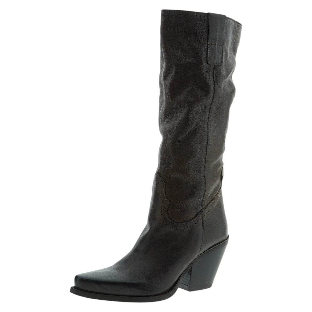 Botas altas camperas mujer en piel marrón Zoe | Estilo y comodidad foto 3