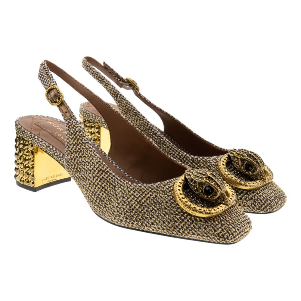 Zapatos tacón ancho brillante destalonado Kurt Geiger Chelsea Block