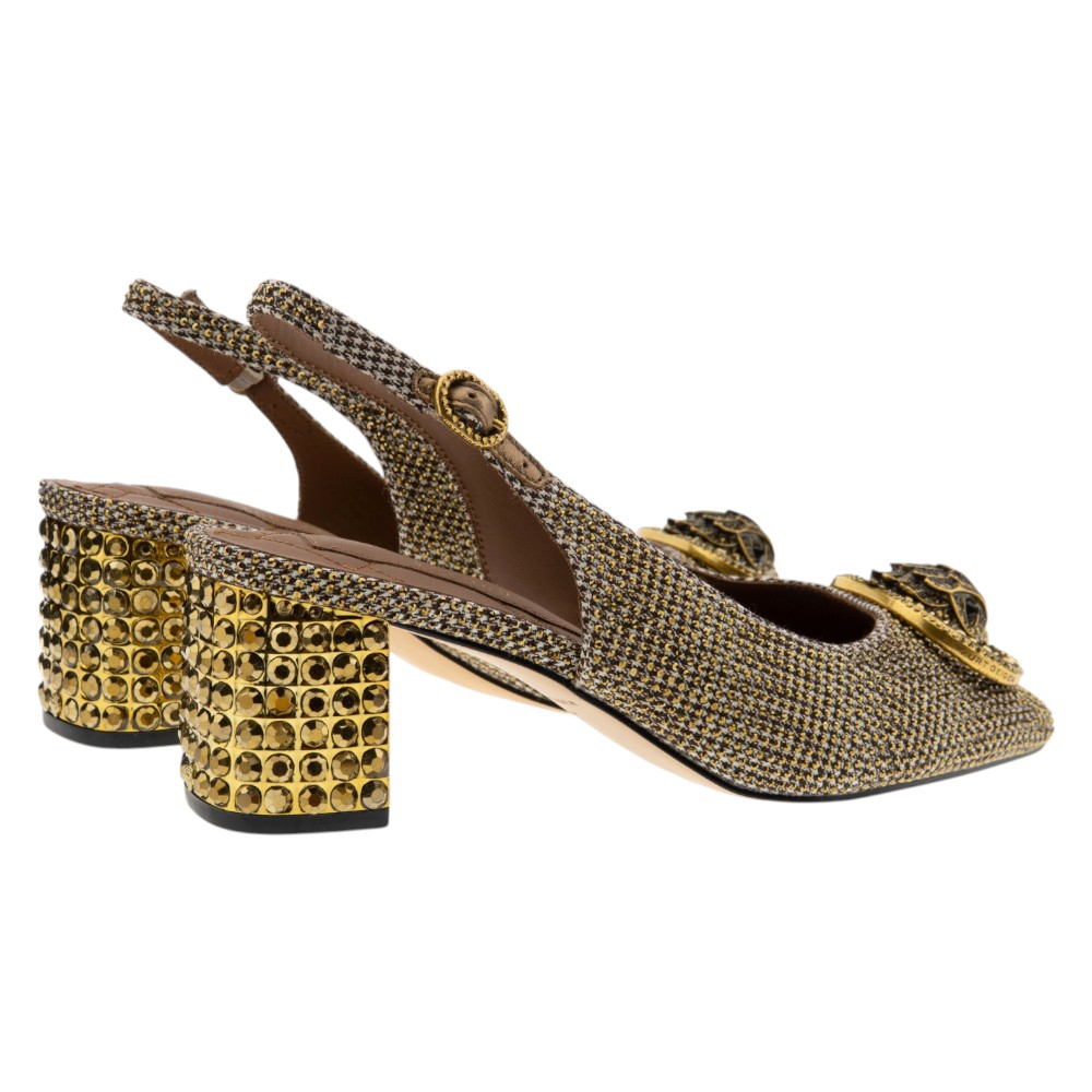 Zapatos Tacón Ancho Brillante Destalonado Kurt Geiger foto 4