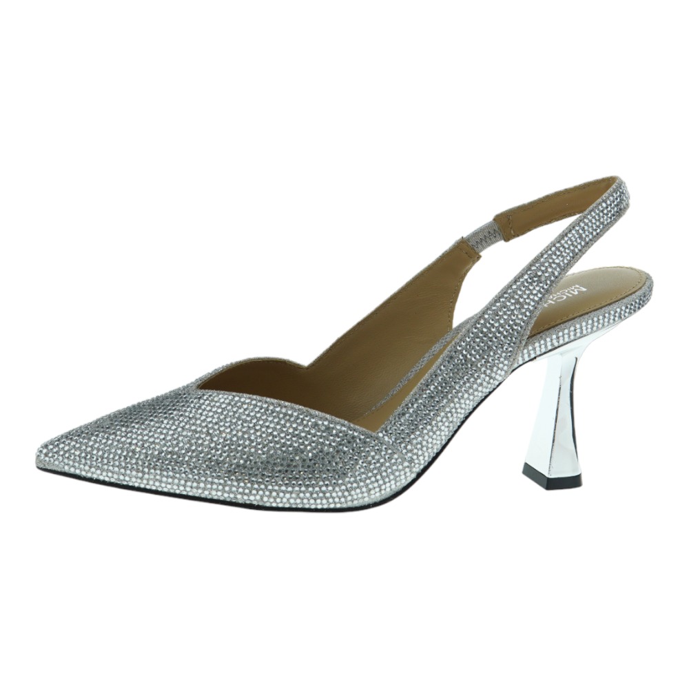 Zapato destalonado brillantes tacón Michael Kors Chelsea Sling foto 3