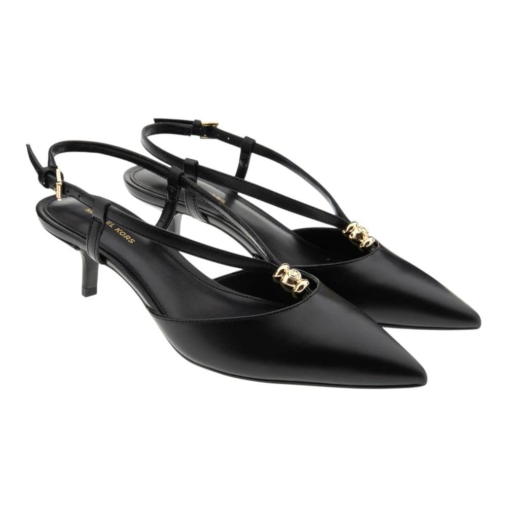 Zapato negro stiletto destalonado Michael Kors Cherie Flex Mid