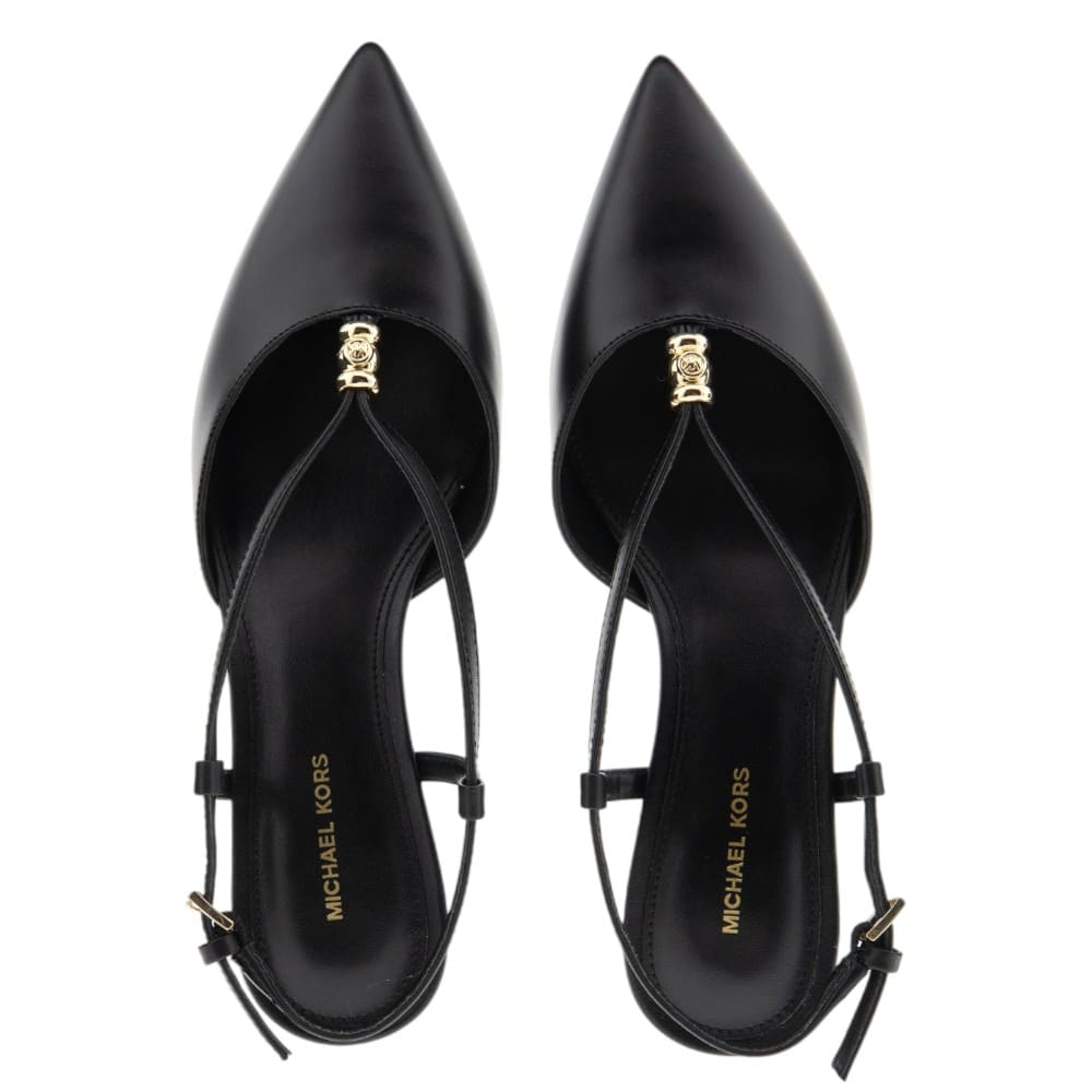 Zapato Negro Stiletto Destalonado Michael Kors foto 2