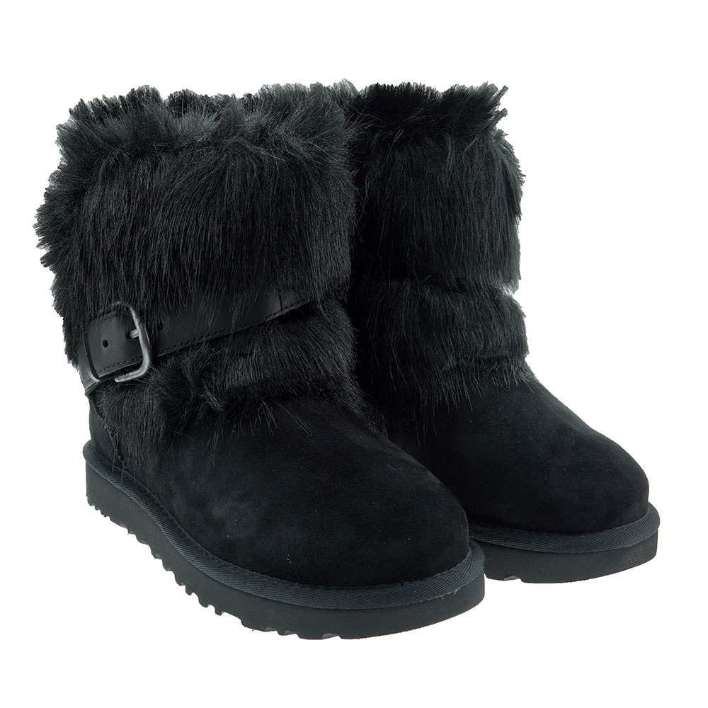 Botas furry hebilla piel zorro Ugg Classic Buckle