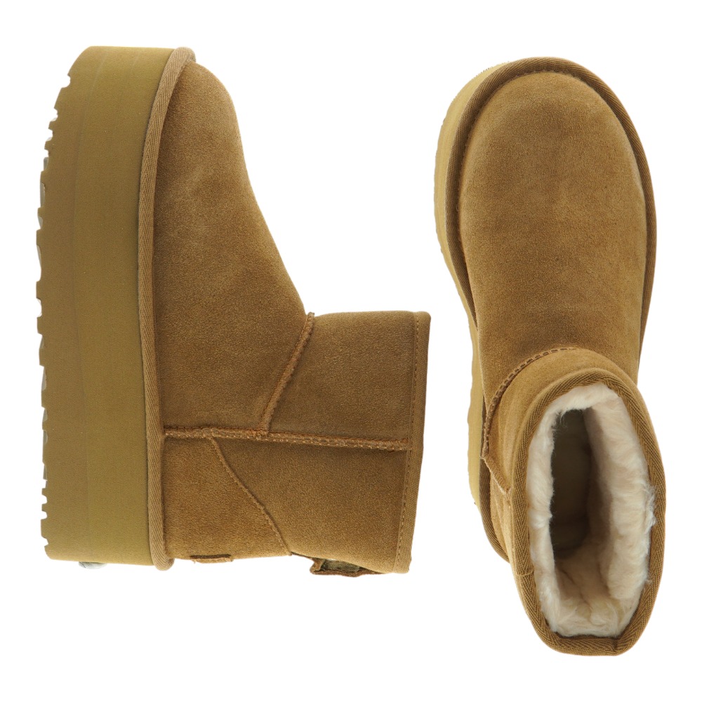 Bota mujer australiana doble suela Ugg Classic mini Pl foto 2