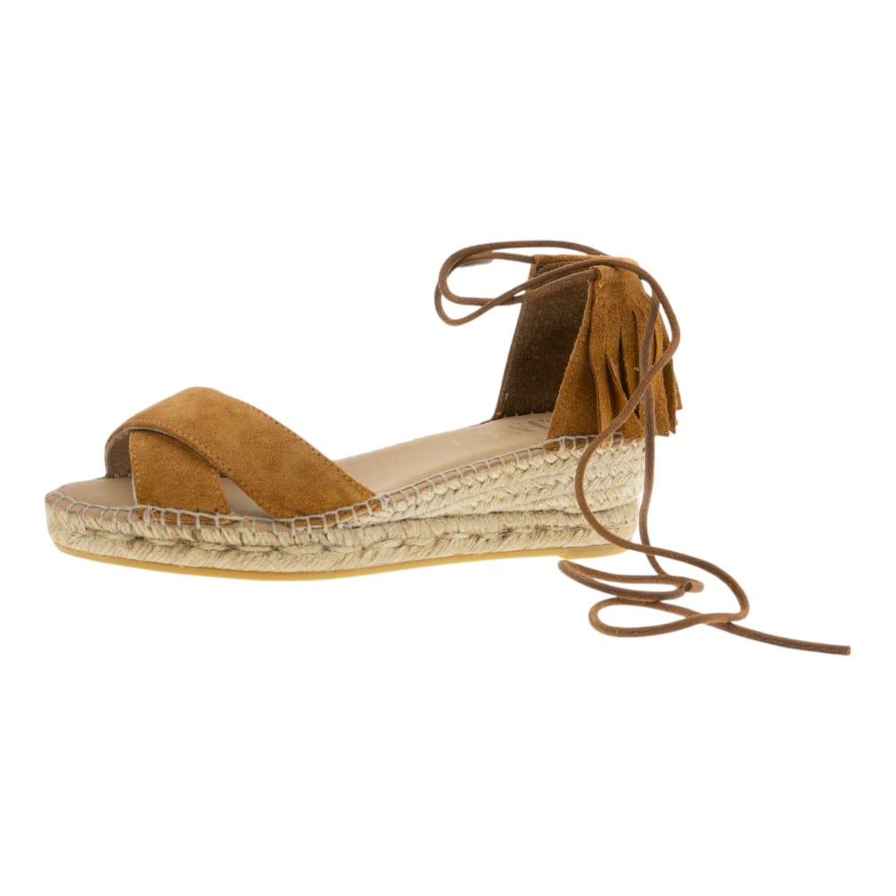Alpargatas Mujer Gaimo de cuña con flecos en ante - Estilo boho y comodidad foto 3