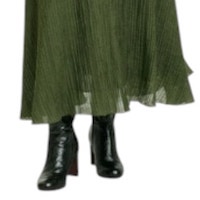 Falda Larga Mujer Kaki Momoni | Disponible en Gallery Carrile foto 7