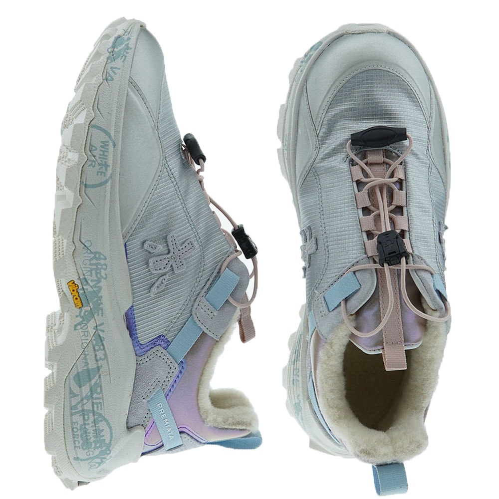 Zapatillas mujer cordón elástico y pelo Premiata Crossd 260 foto 2