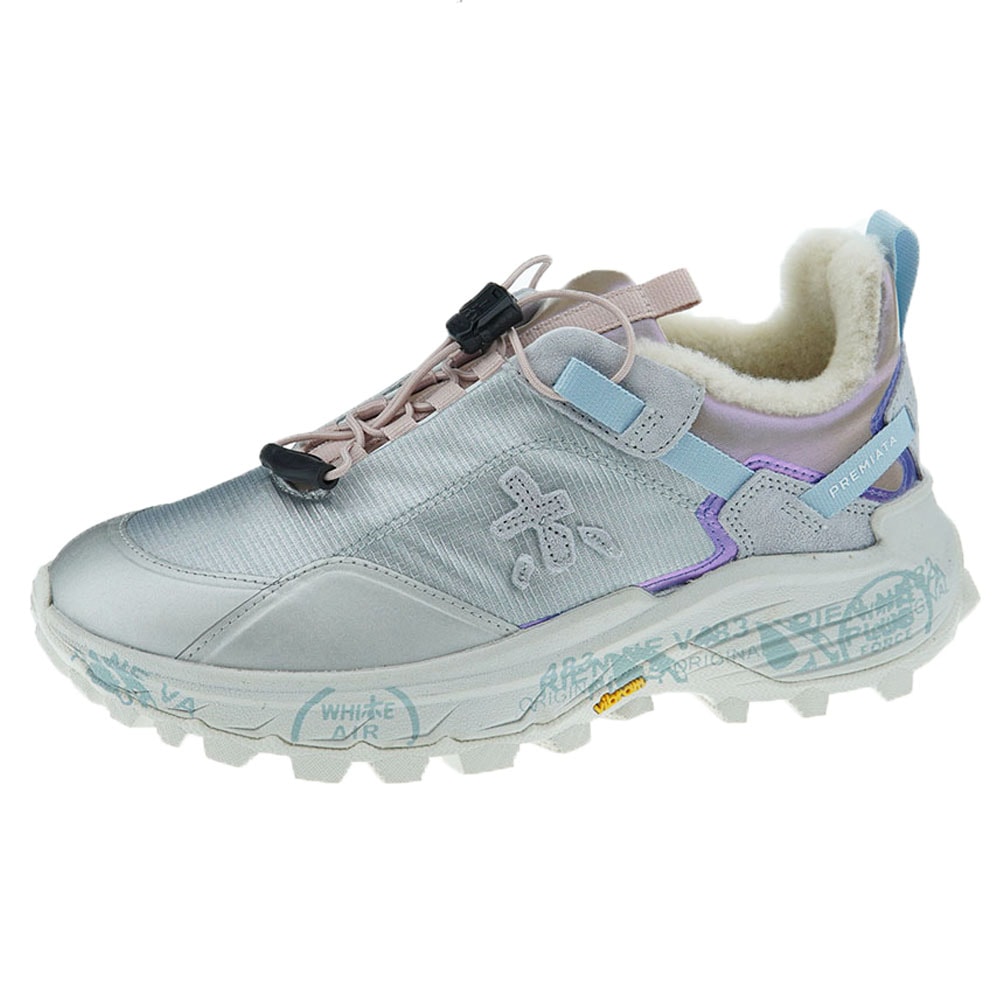 Zapatillas mujer cordón elástico y pelo Premiata Crossd 260 foto 3