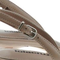 Slingback Nude Adorno Cristal Lola Cruz Elegancia Distintiva | Carrile foto 7
