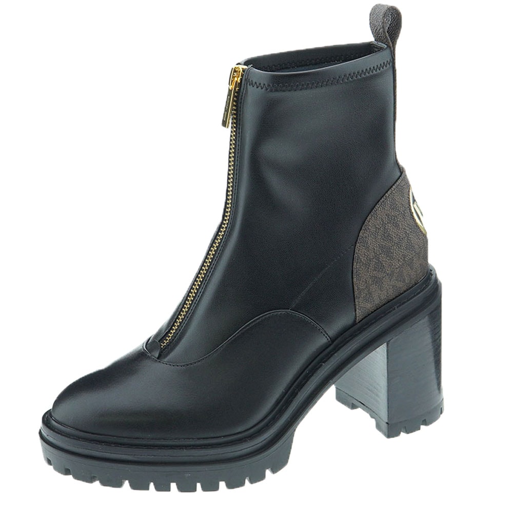 Botines tacón cremallera y logo Michael Kors Cyrus Zip Sandal foto 3