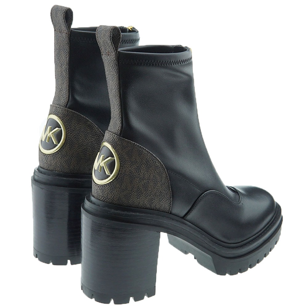 Botines tacón cremallera y logo Michael Kors Cyrus Zip Sandal foto 4