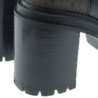 Botines tacón cremallera y logo Michael Kors Cyrus Zip Sandal foto 7