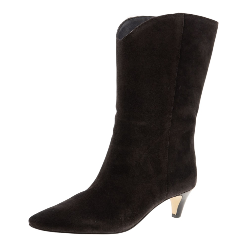 Botas ante marrón tacón kitten Michael Kors foto 3
