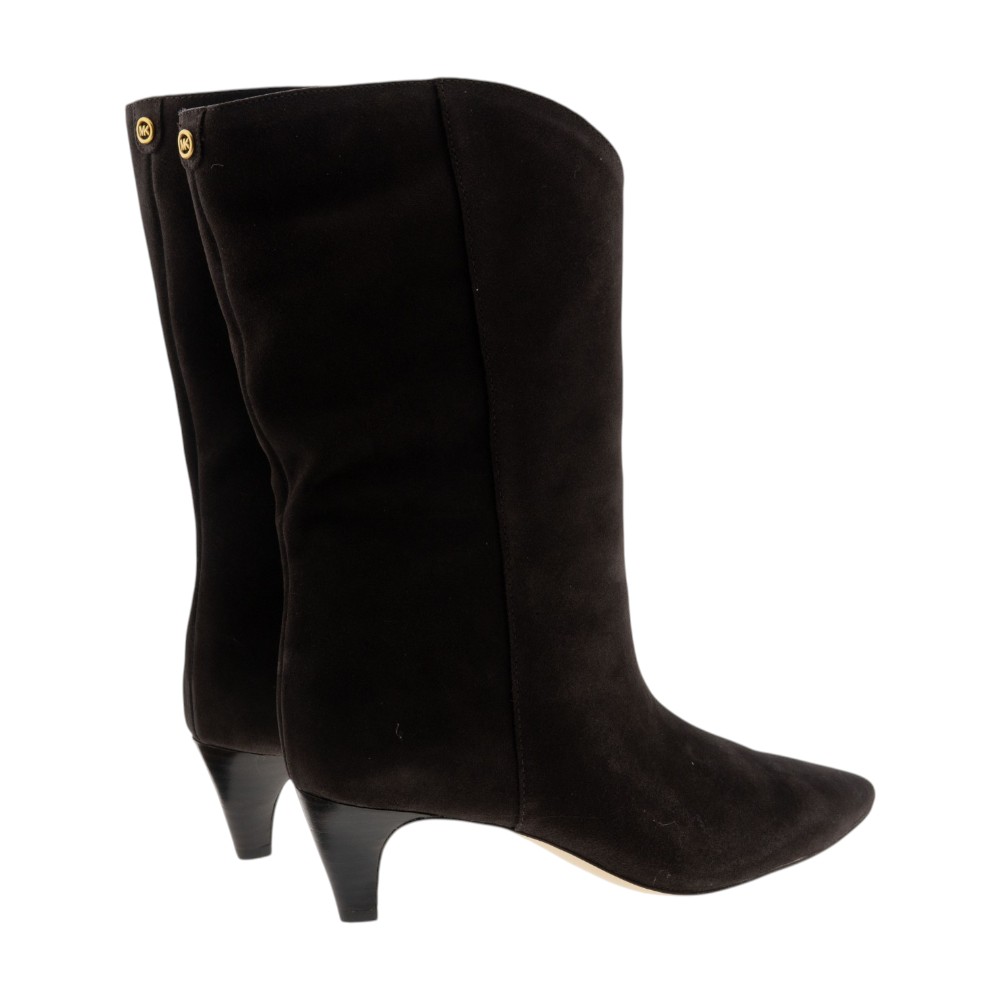 Botas ante marrón tacón kitten Michael Kors foto 4