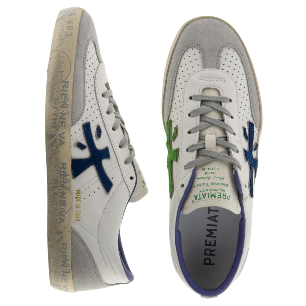 Zapatillas blancas casual hombre Premiata foto 2