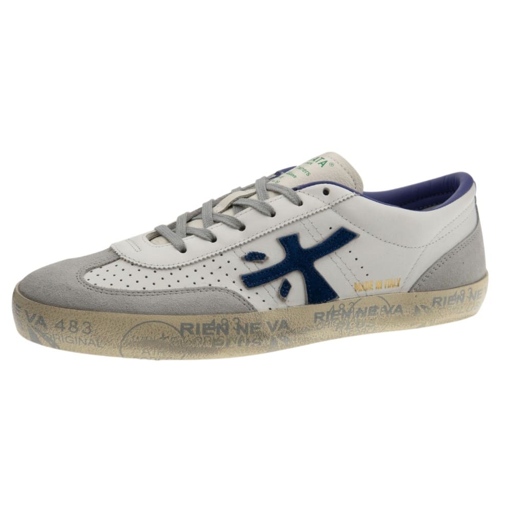 Zapatillas blancas casual hombre Premiata foto 3