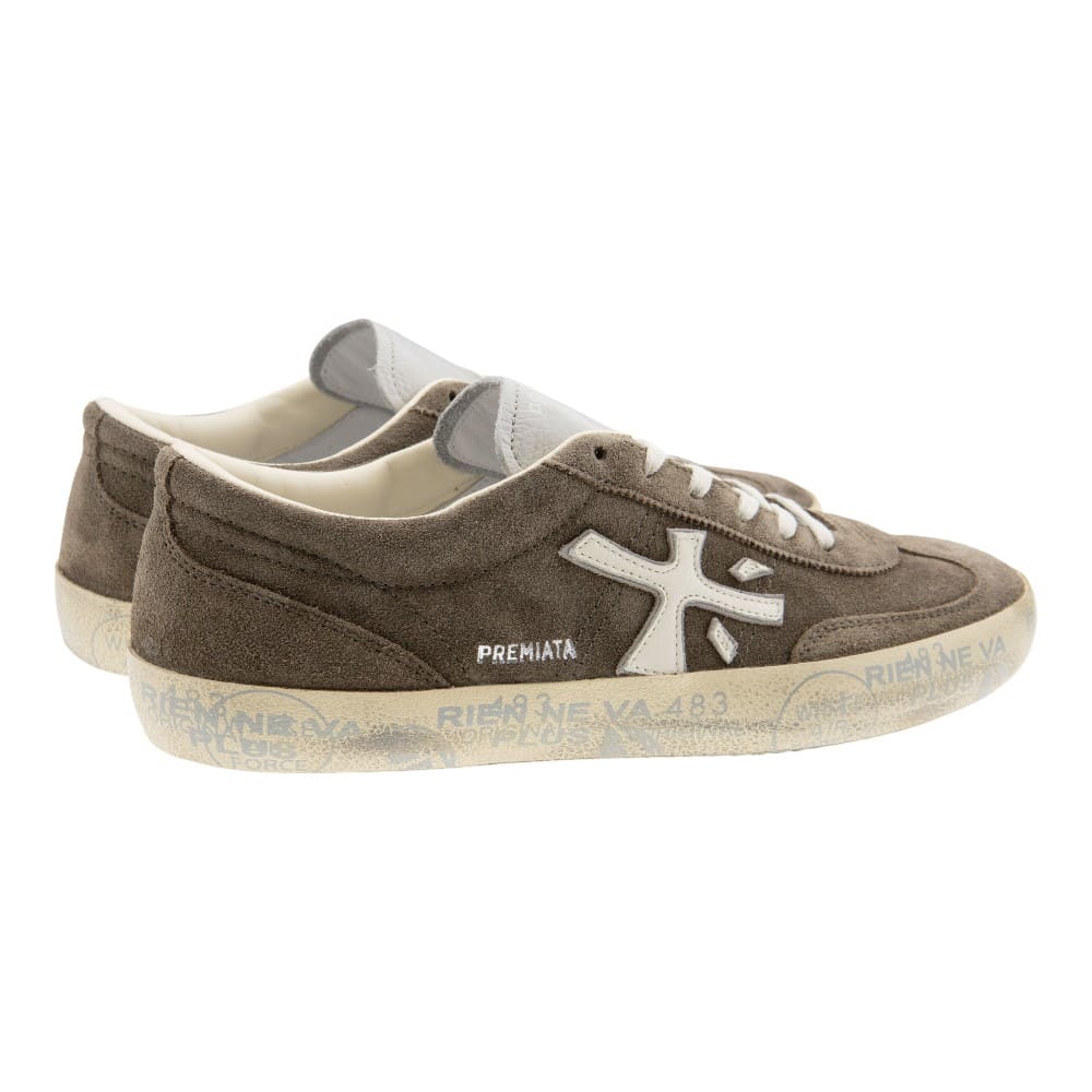 Zapatillas ante cuero hombre Premiata | Made in Italy foto 4