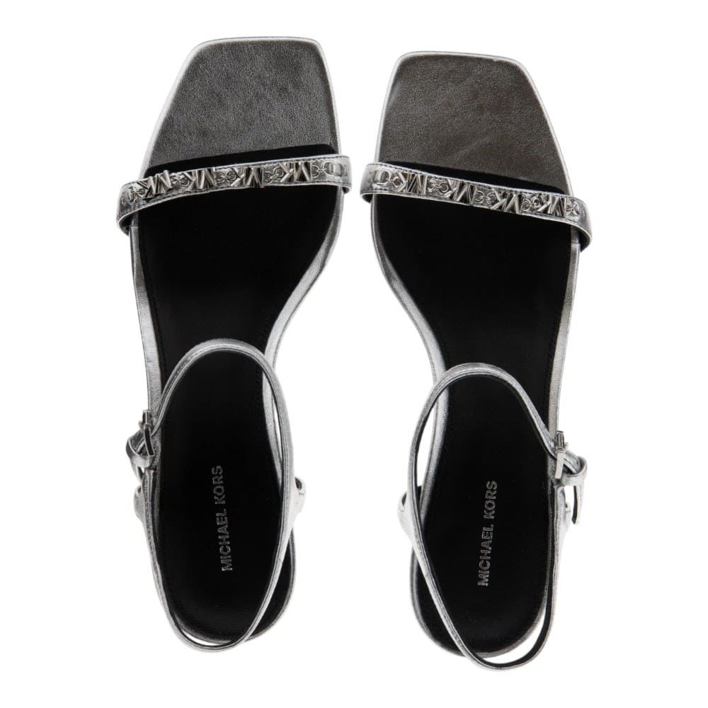 Sandalias Plateadas Tacón Stiletto Michael Kors | Mujer foto 2