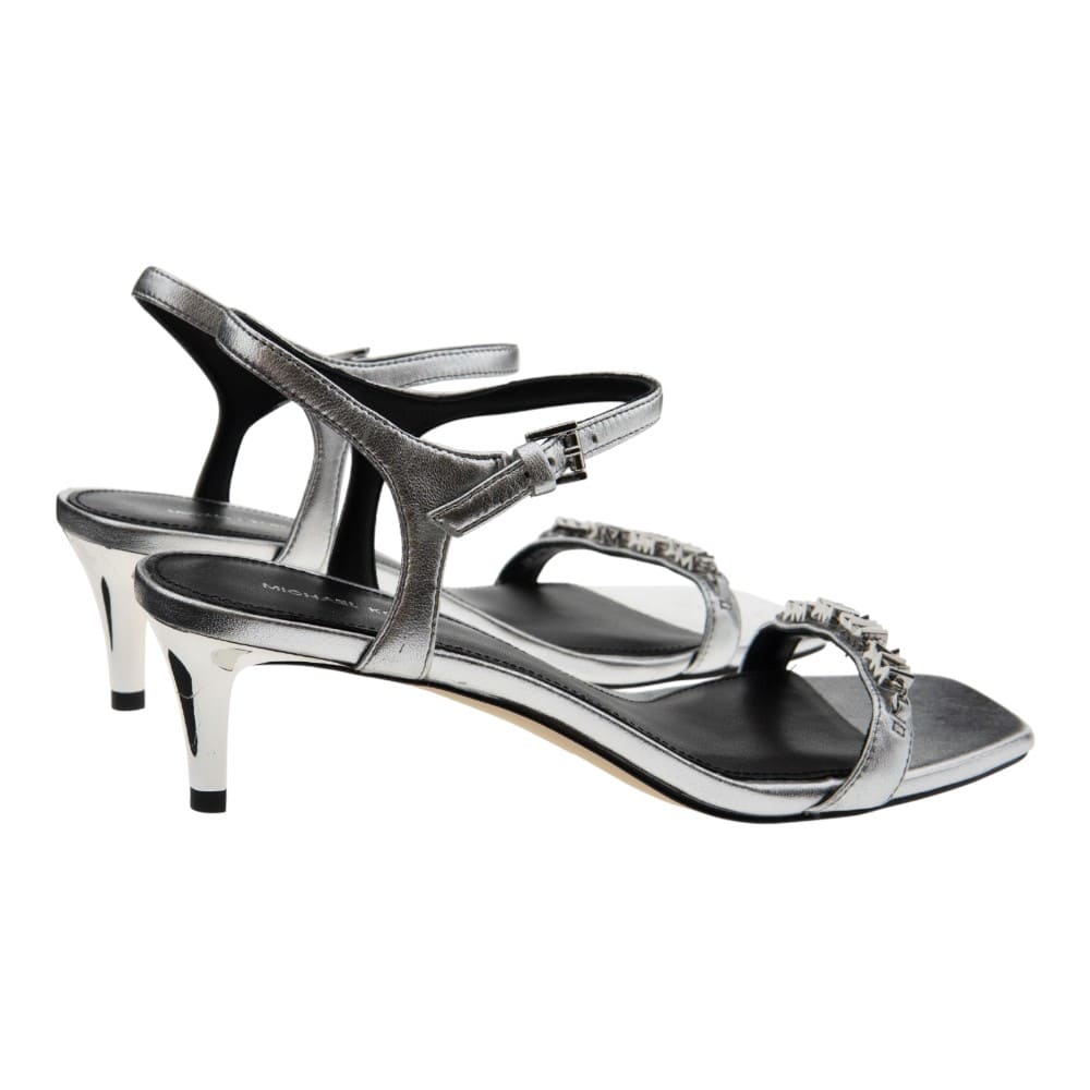 Sandalias Plateadas Tacón Stiletto Michael Kors | Mujer foto 4