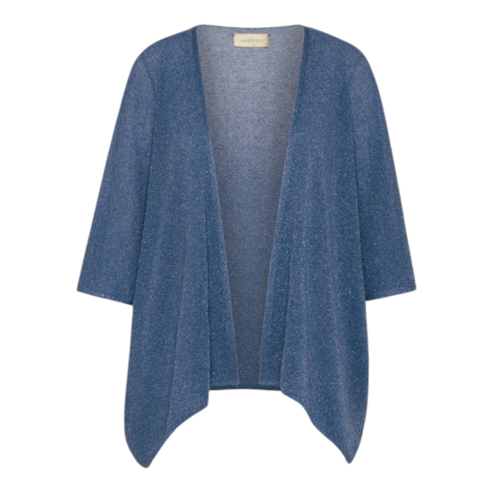 Cárdigan Largo Azul Mujer Momoni DIVINA KNITWEAR