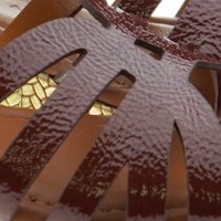Sandalias Chie Mihara de Plataforma con Textura Dorada – Galería Carrile foto 7