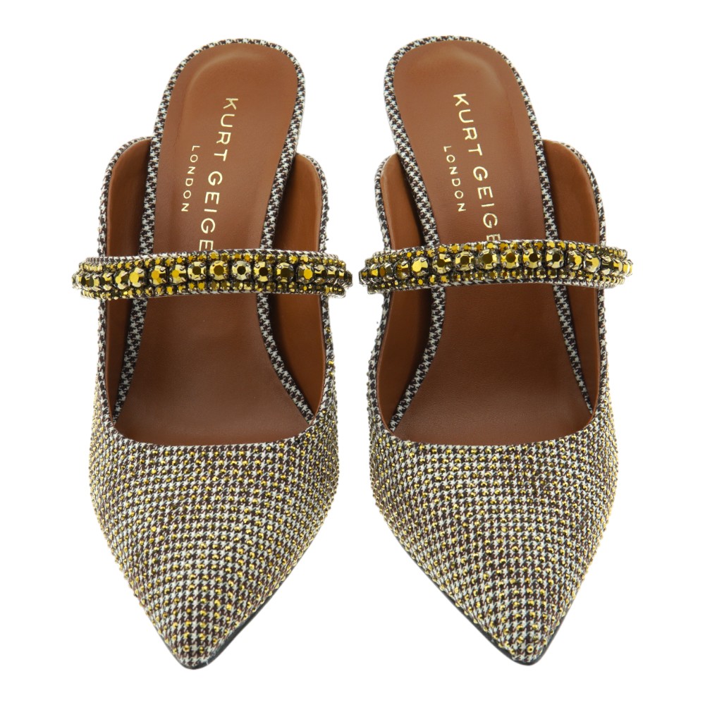 Stilettos Strass Dorados Kurt Geiger Elegancia y Confort | GalleryCarrile foto 2