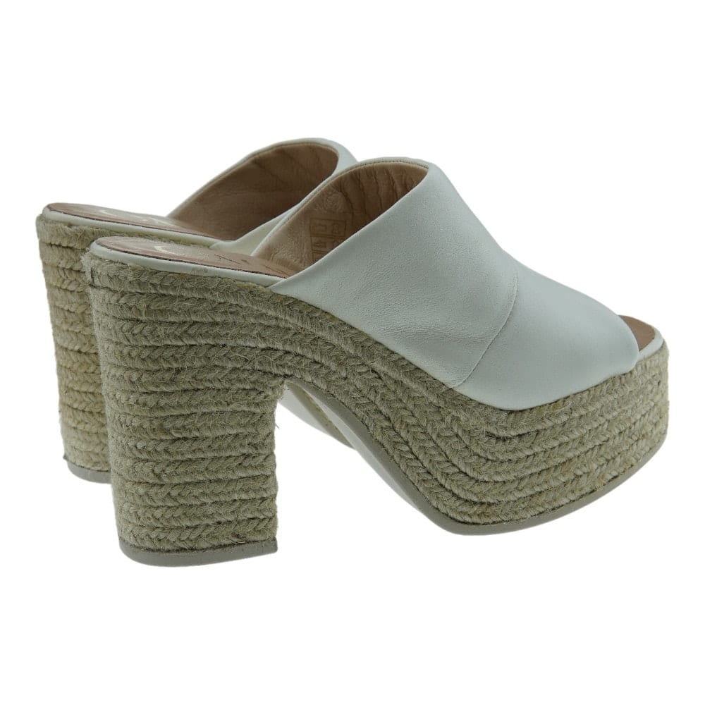 Elegantes Sandalias Gaimo de Cuero Marfil | Gallery Carrile foto 4