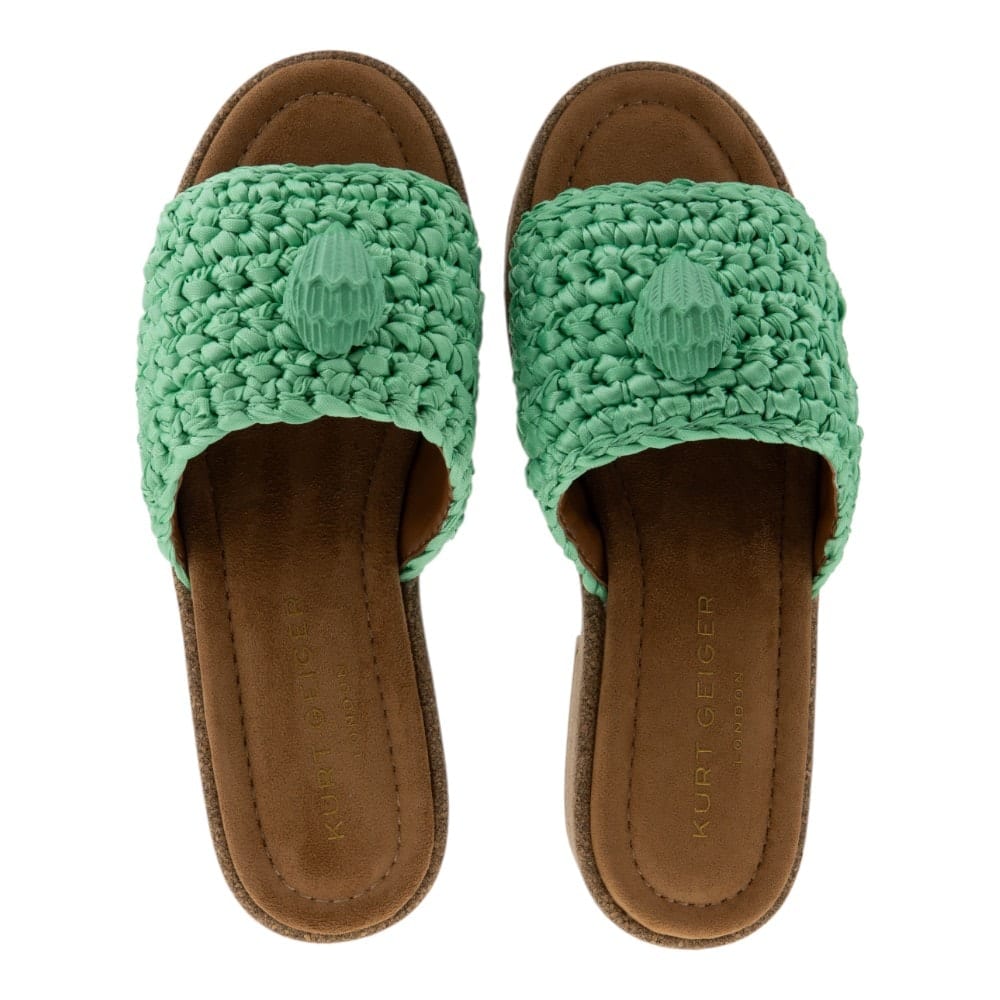 Sandalias Plataforma Crochet Green de Kurt Geiger - Frescura y Estilo | Gallery Carrile foto 2