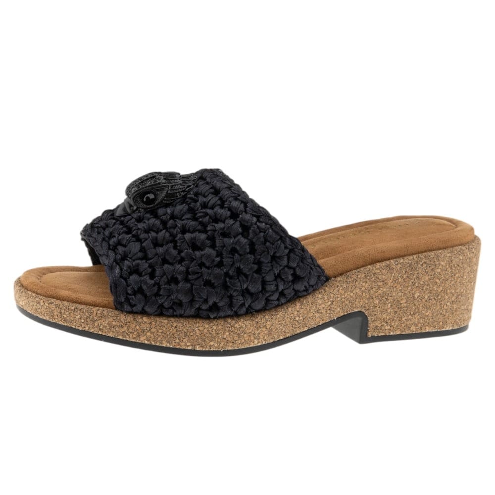 Sandalias Plataforma Crochet Black de Kurt Geiger - Elegancia y Confort | Gallery Carrile foto 3