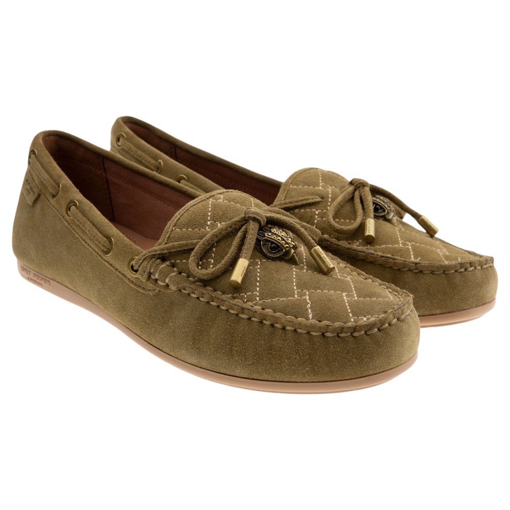Mocasines mujer lazo ante taupe Kurt Geiger Eagle