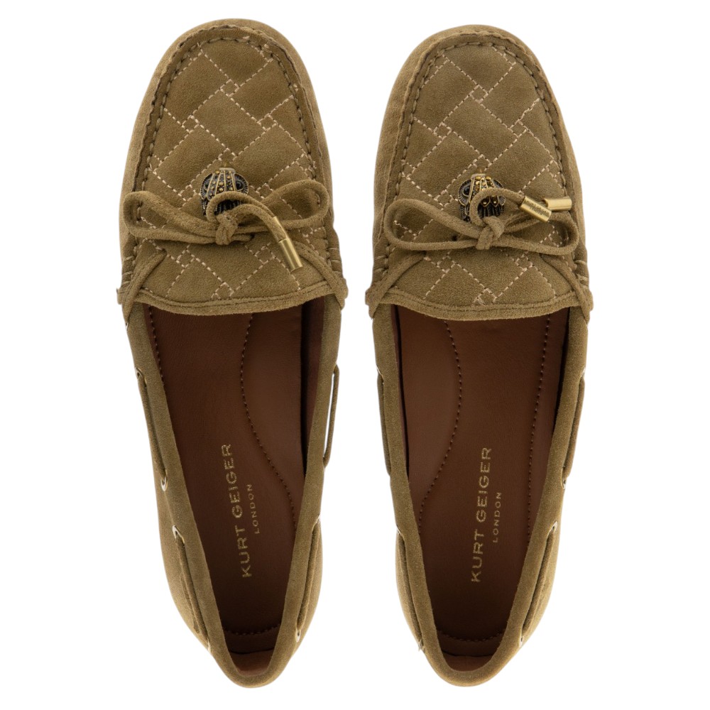Mocasines mujer lazo ante taupe Kurt Geiger | Gallery Carrilé foto 2