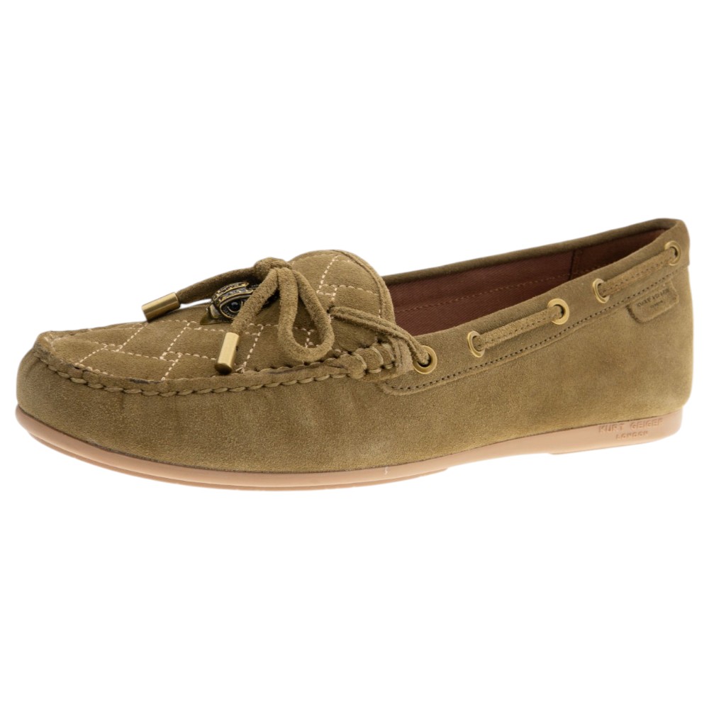 Mocasines mujer lazo ante taupe Kurt Geiger | Gallery Carrilé foto 3