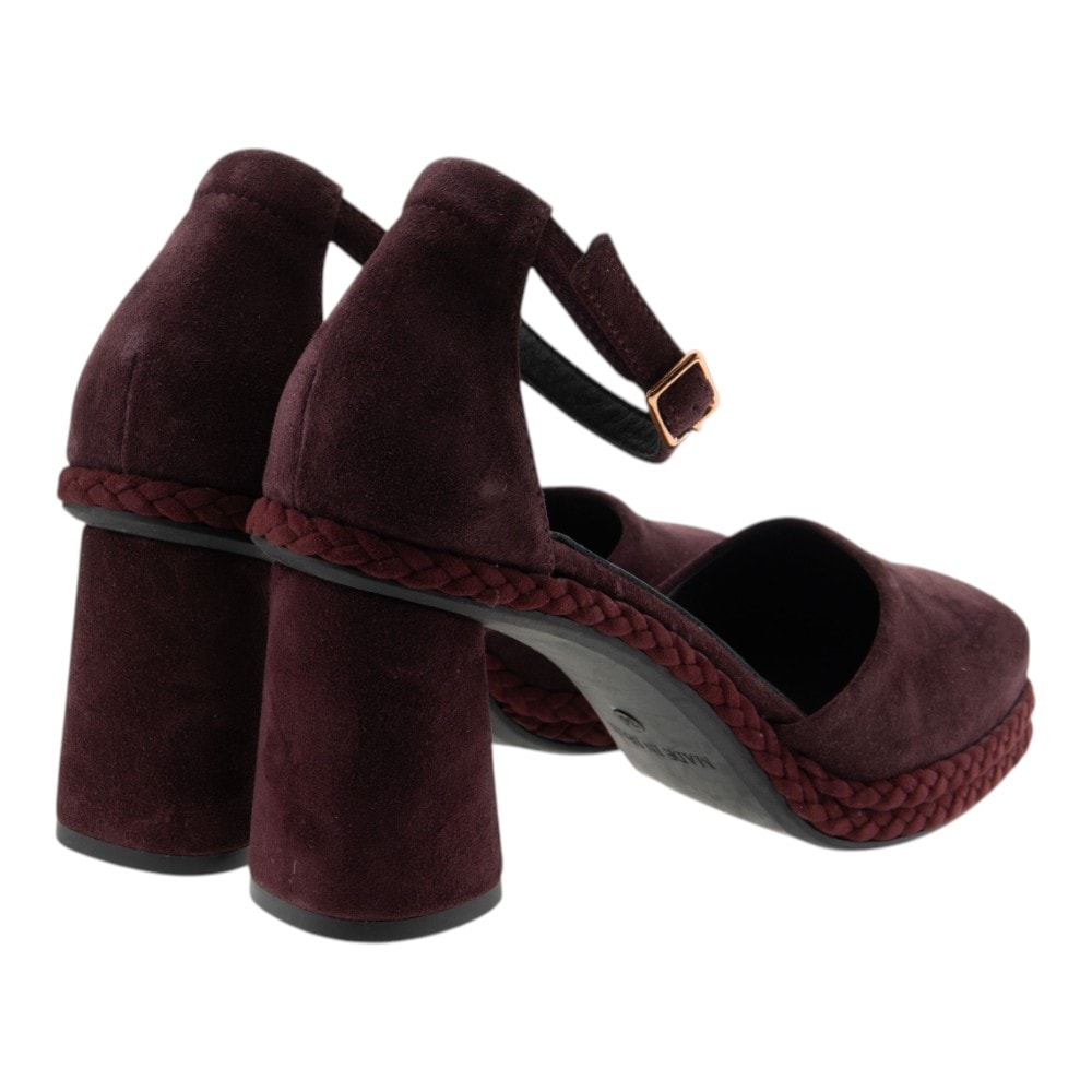 Zapatos tacón hebilla mujer Gaimo en serraje | Carrilé foto 4