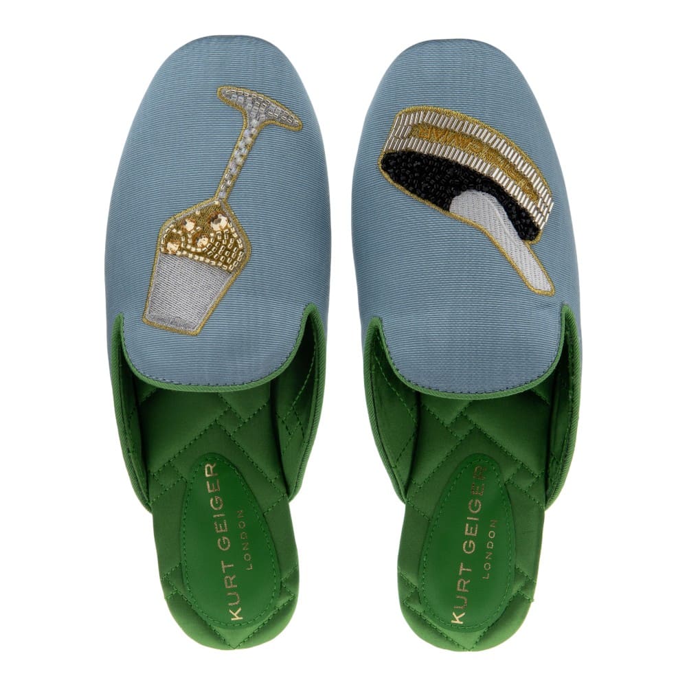 Mules Kurt Geiger mujer bordados | Zapatos destalonados elegantes foto 2