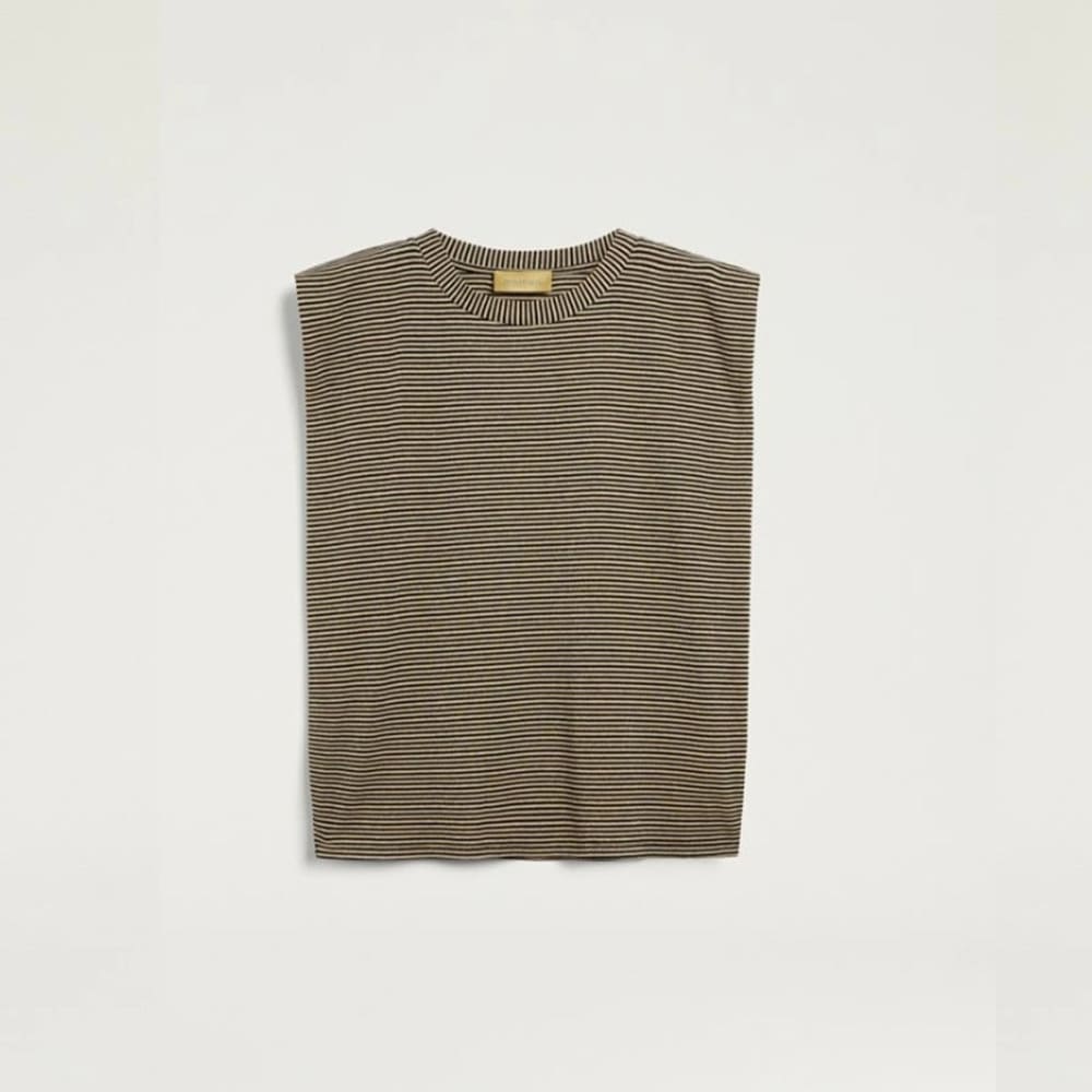 Camiseta punto lúrex rayas Momoni Enna