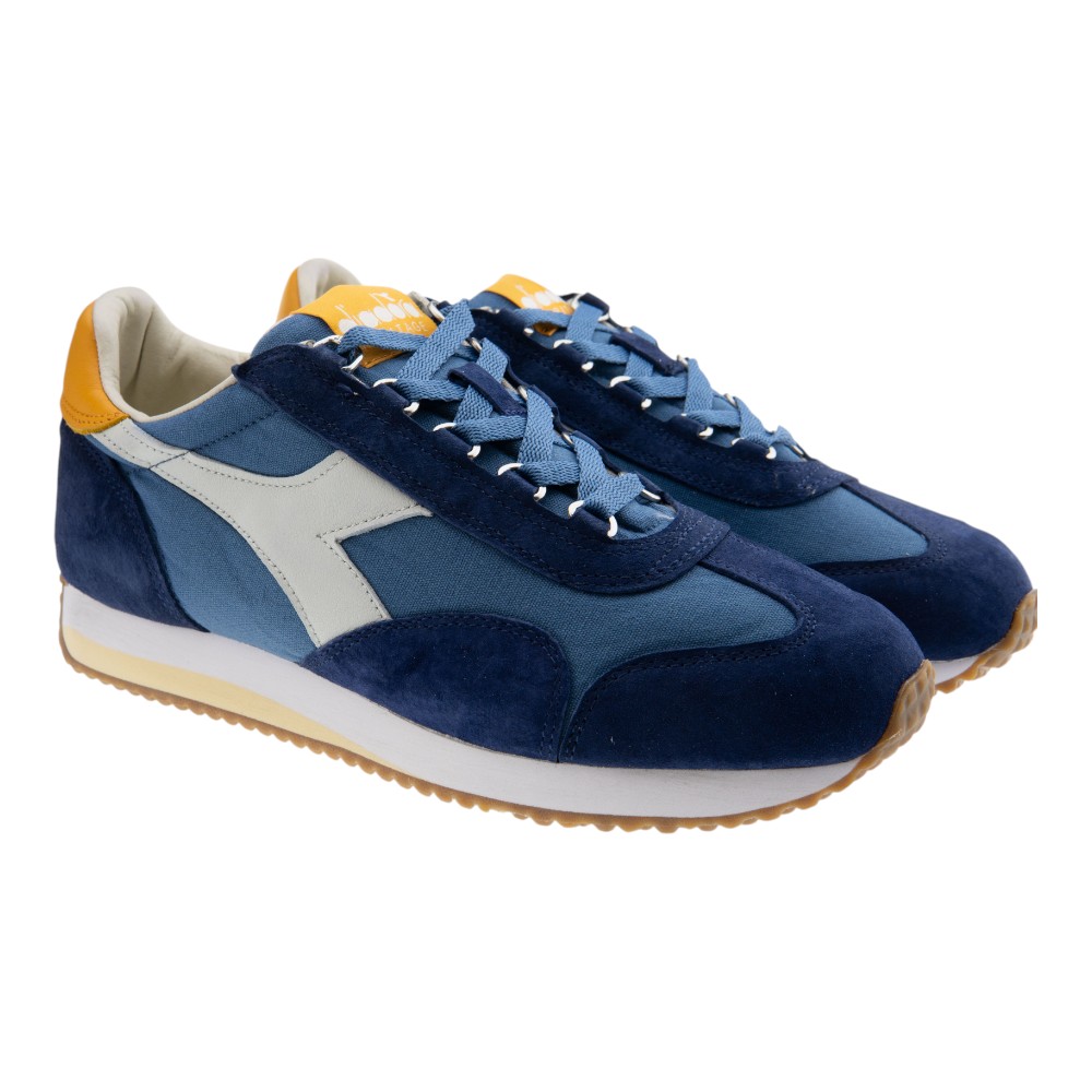 Zapatillas hombre azul retro Diadora Equipe Canvas