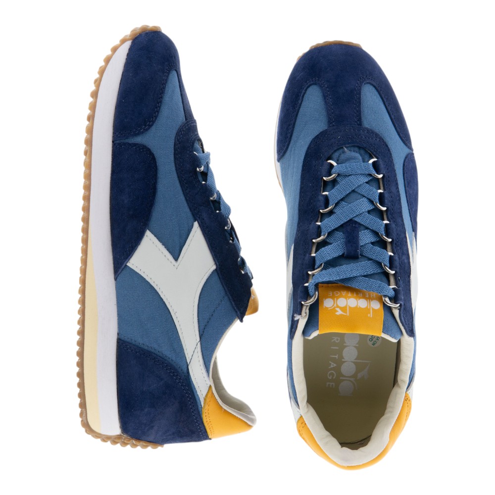 Zapatillas Diadora para Hombre en Azul y Amarillo | Gallery Carrile foto 2