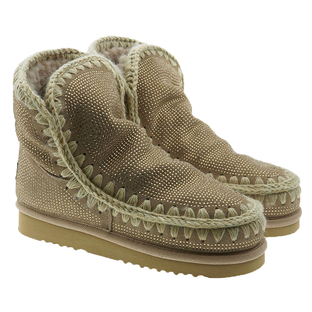 Bota australiana strass Mou Eskimo 18 Full Onix